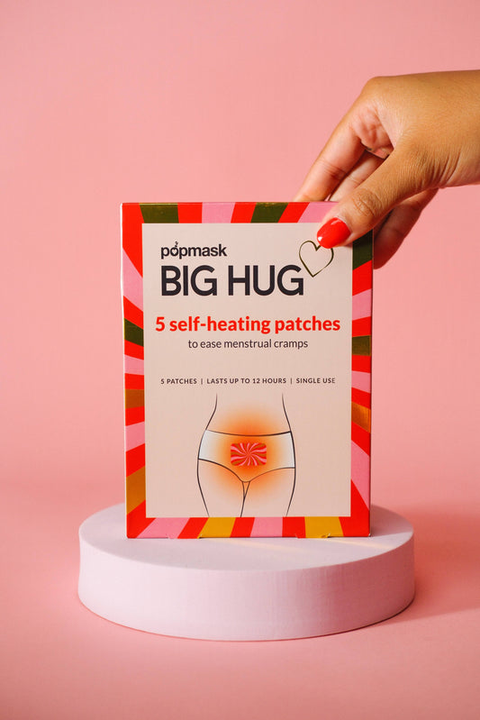 Big Hug Self Heating Menstrual Cramp Relief Patches- 5 Pack